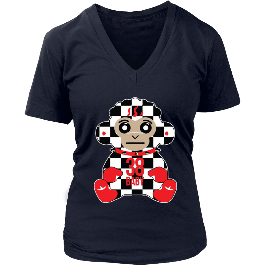 Download Never broke again 38 BABY MONKEY CHECKERS T-Shirt - Tee Cream