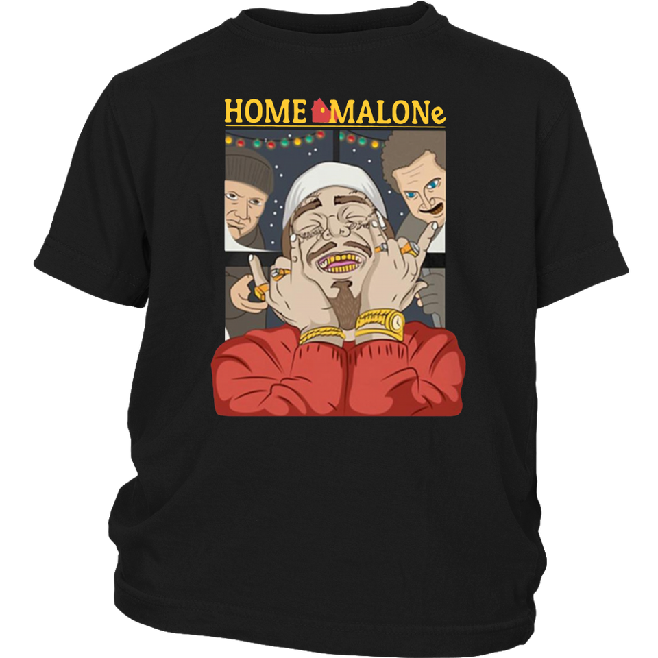 Post Malone Christmas Home Malone T Shirt Tee Cream