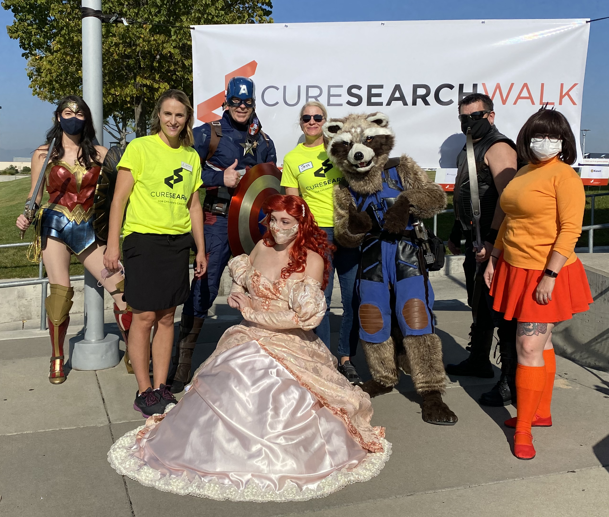 2021 CureSearch Walk uniting to end children's cancer featuring Jess Armstrong