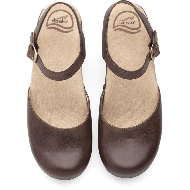 dansko sam teak vintage pull up