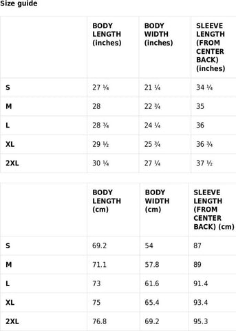 Size Guide