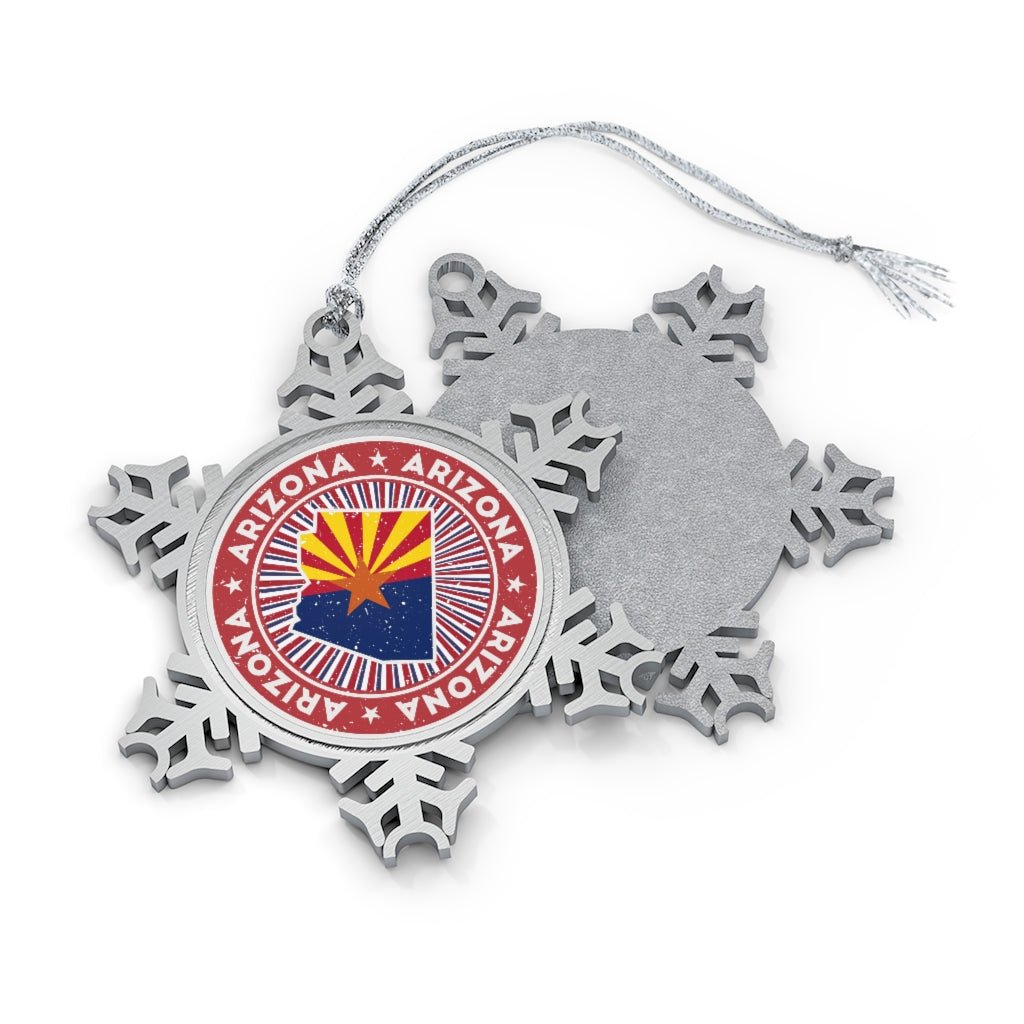 Ornamento de floco de neve do Arizona