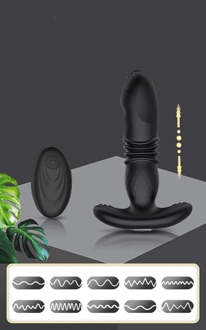 10 modes de vibration du vibromasseur anal télescopique-Le Royaume Du Plug