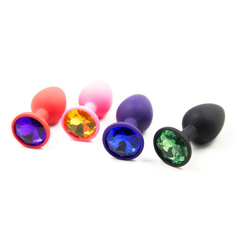 Collection de plug anal silicone diamant-Le Royaume Du Plug