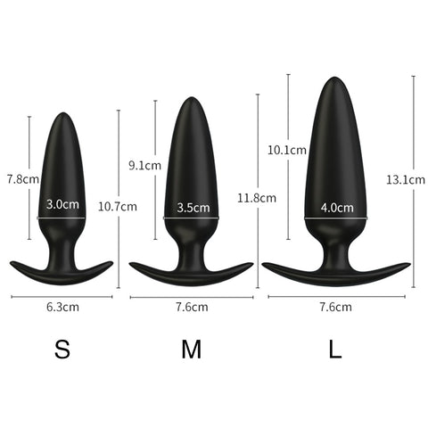 Dimension des plug anal vibrant en silicone-Le Royaume Du Plug