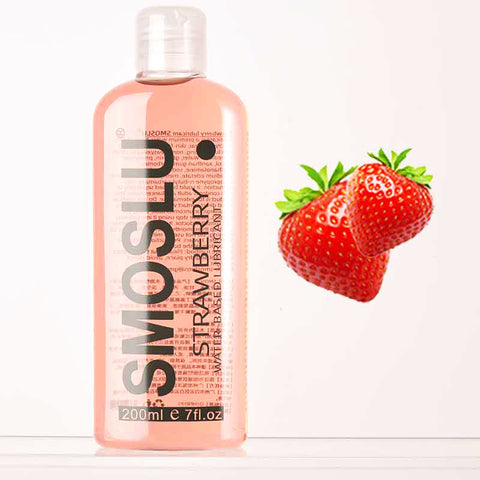 Lubrifiant anal à 100 % de silicone fruité fraise-Luckyprize