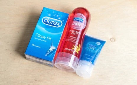 Photo de boite de préservatifs Durex et de lubrifiant Durex-Le Royaume Du Plug