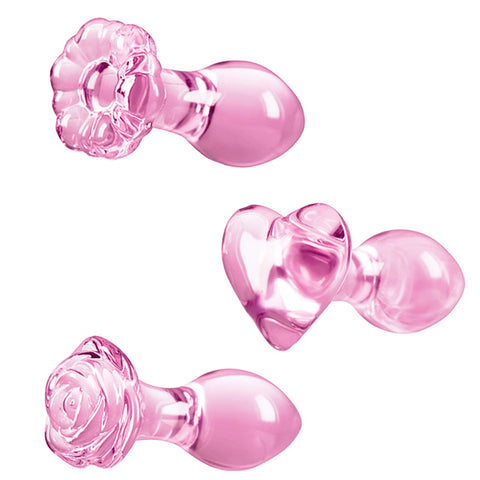 Plug anal en verre "Lovely Pink"-Le Royaume Du Plug