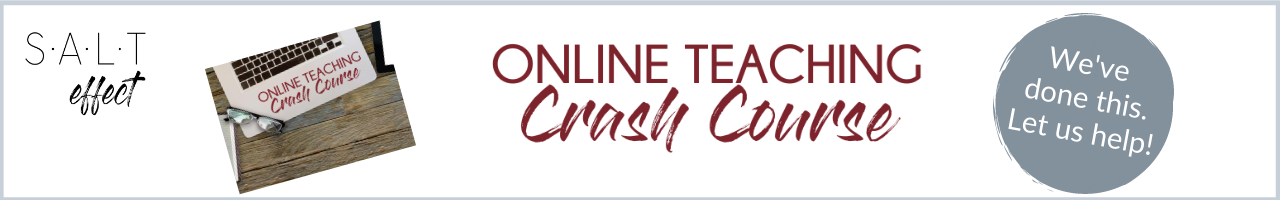 Online Teaching Crash Course