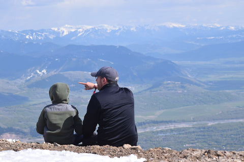 Top of the mountain in Jackson Hole