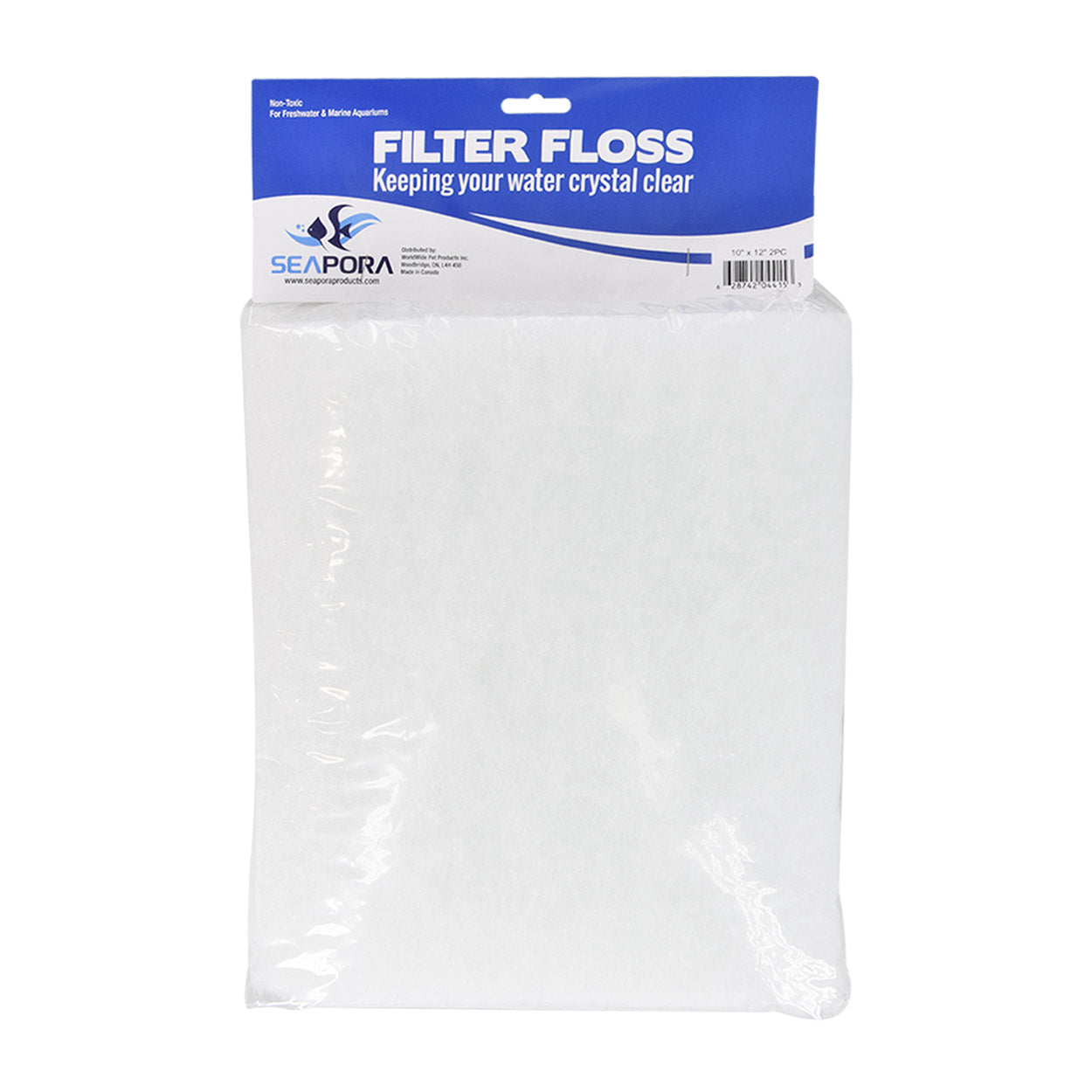 SEAPORA FILTER FLOSS 12X120 (10 SQ FT ROLL) - Aquatics Unlimited