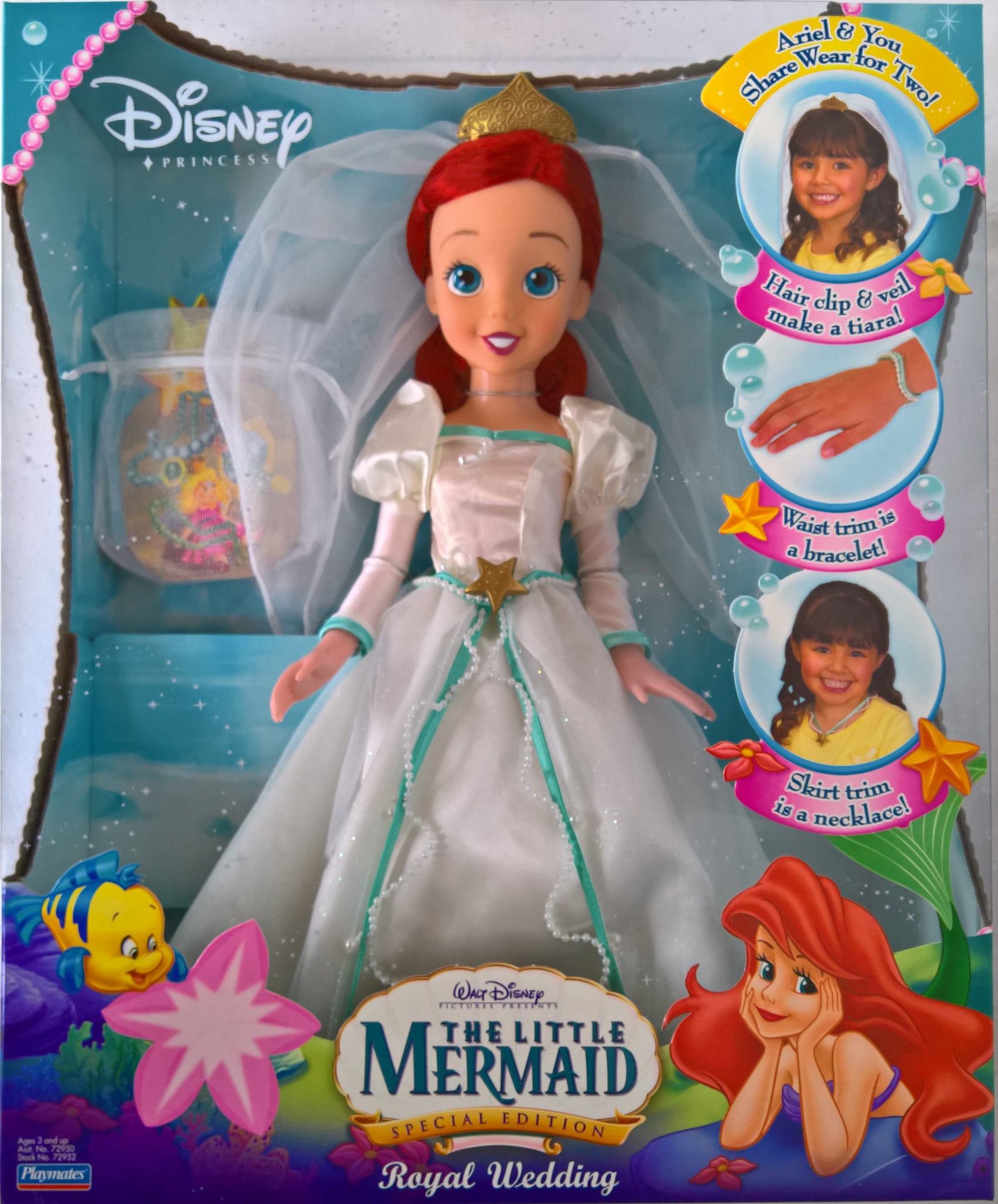 little mermaid wedding doll