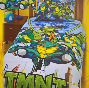 1 Tmnt Ninja Turtles Single Bed Doona Quilt Official Licensed