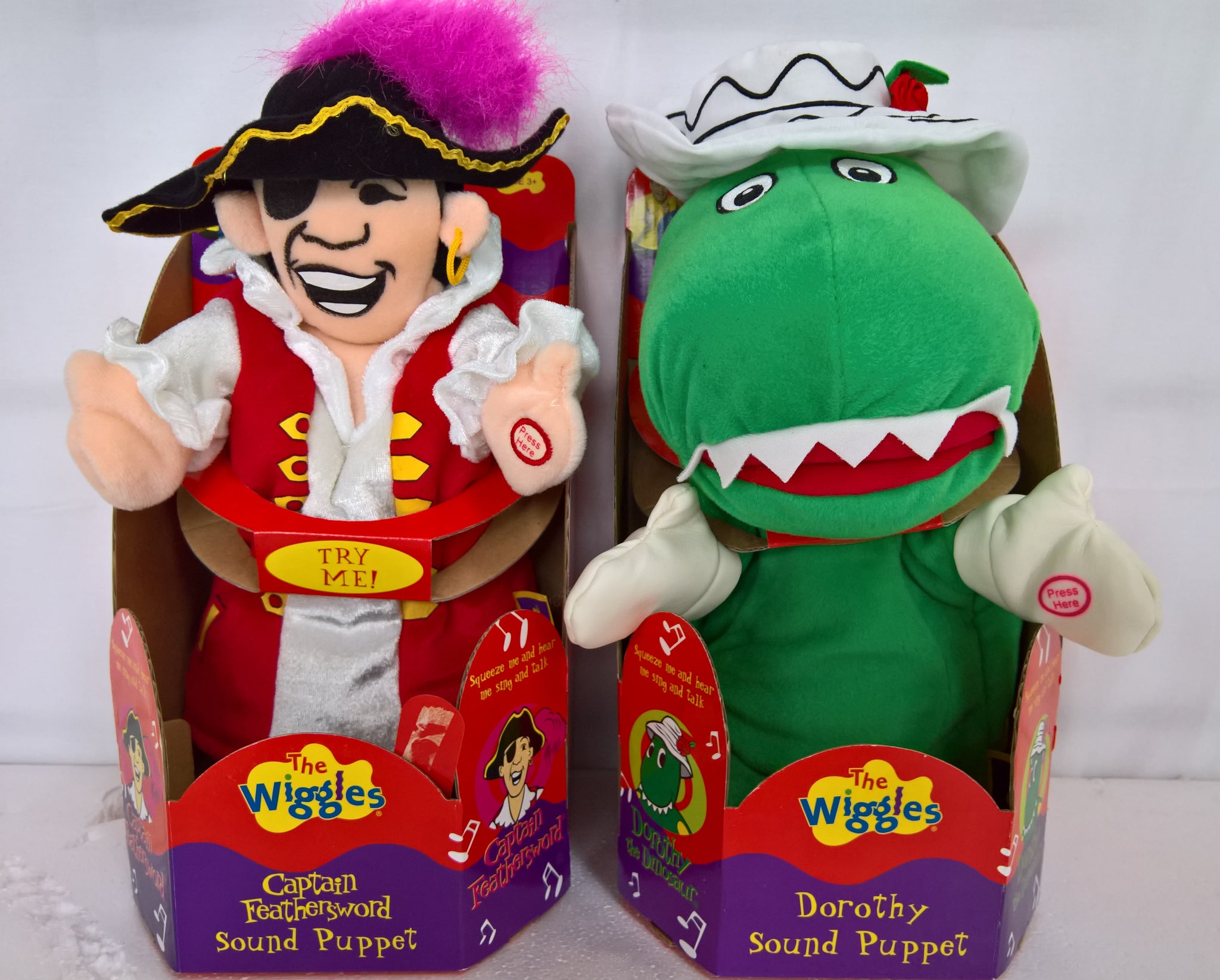 the wiggles plush dolls