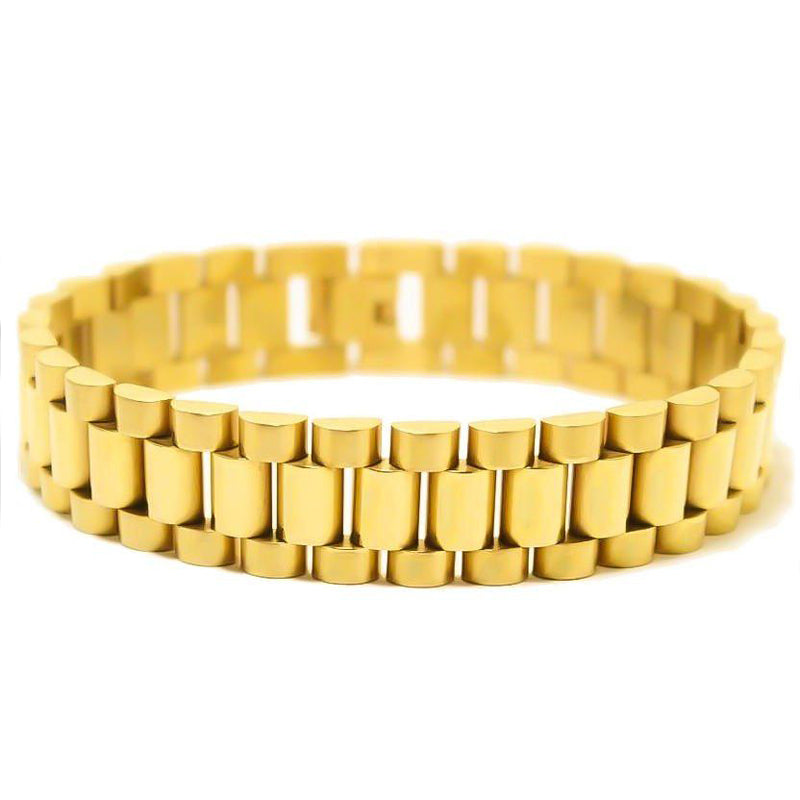 18K Gold Presidential Bracelet 