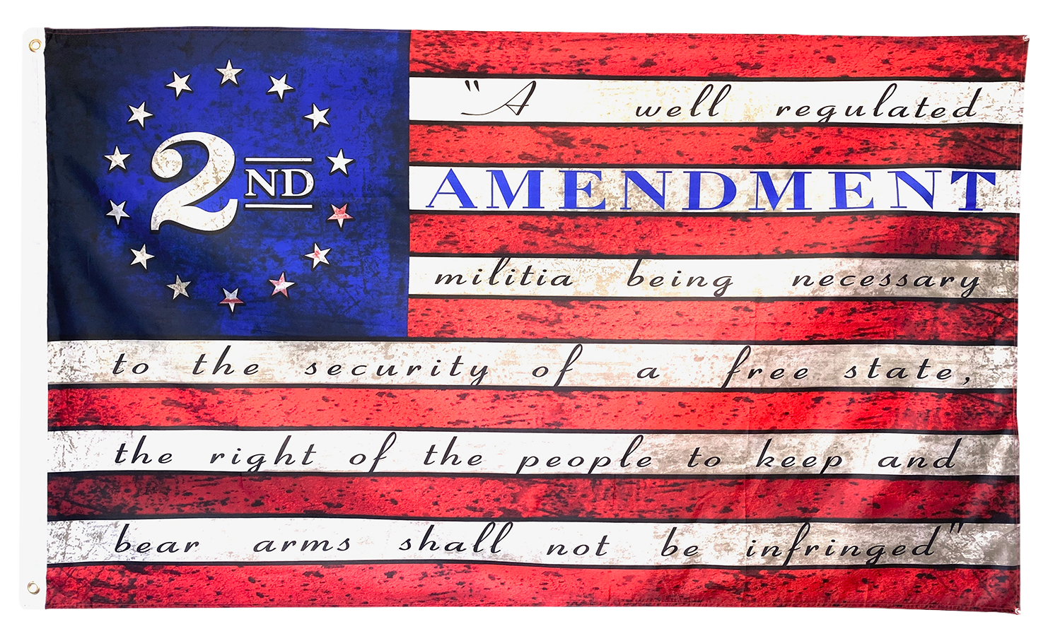 2nd Amendment Flag - I Love My Freedom