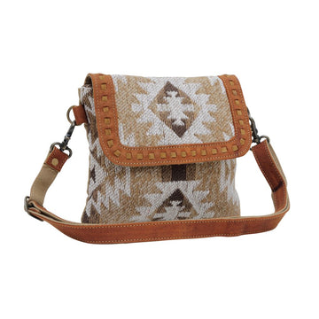 Carson - Genuine Hair On Leather Flap Over Crossbody Bag