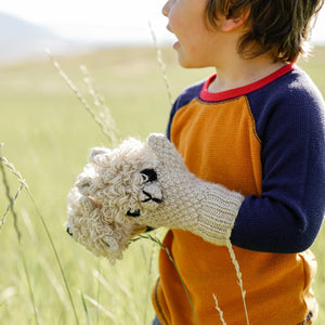 Kids Animal Mittens (Options) - Living the Dream Alpaca Farm