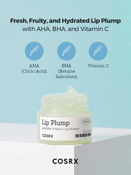 Cosrx Lip Plump - Refresh AHA BHA Vitamin C Lip Plumper 20g