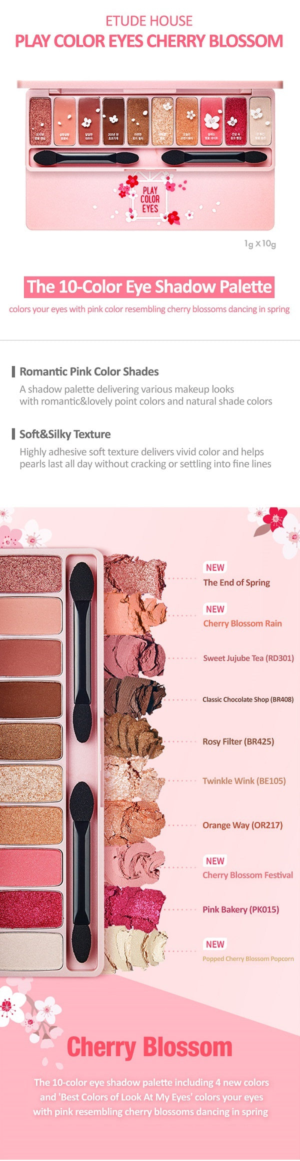 Etude House Play Color Eyes #CHERRY BLOSSOM