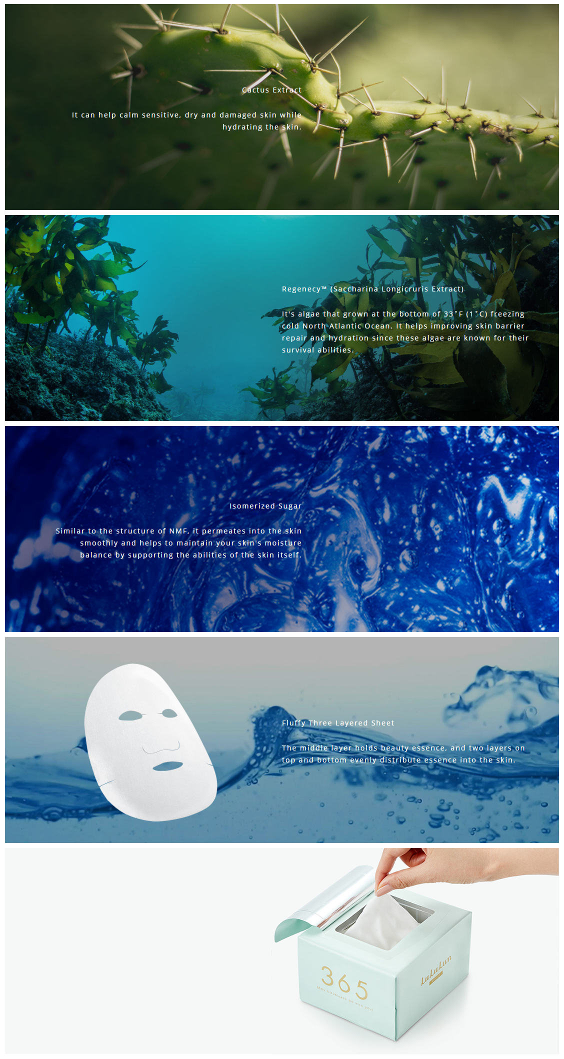 Lululun Face Mask Moist #BLUE 32 Sheets (New Packaging)