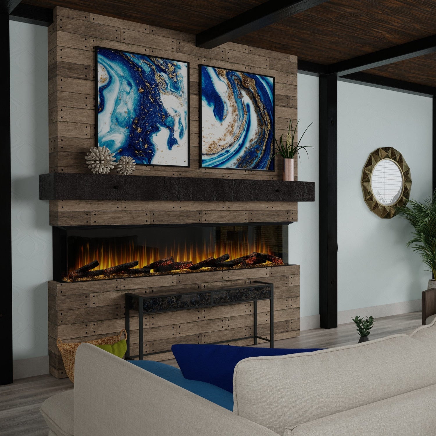 Dimplex Ignite Ultra 88" Linear Electric Fireplace | Built-In | Single Sided Or Multi Sided | ULT88 | 500003154
