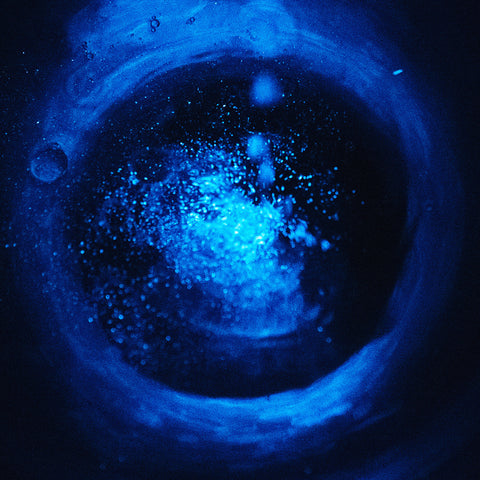bioluminecence PyroDinos poured into a bowl