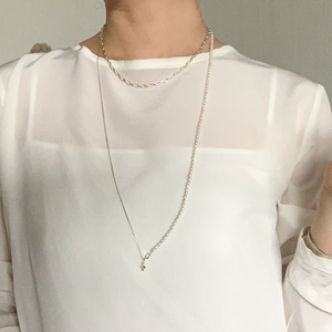 Pearl+chain Necklace