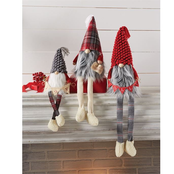 Gnome Christmas Wine Glass Set, Mud Pie