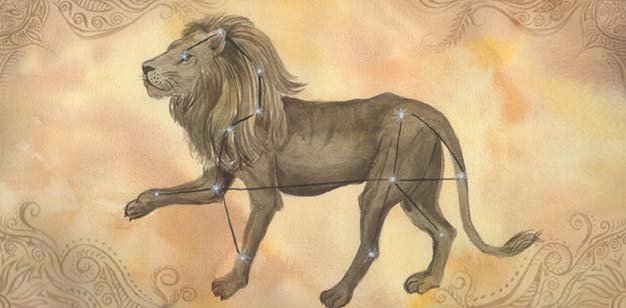 Leo Sign Painting in Vedic Astrology