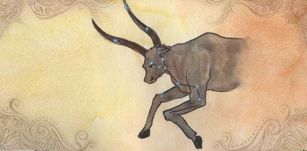 Taurus Sign Painting in Vedic Astrology