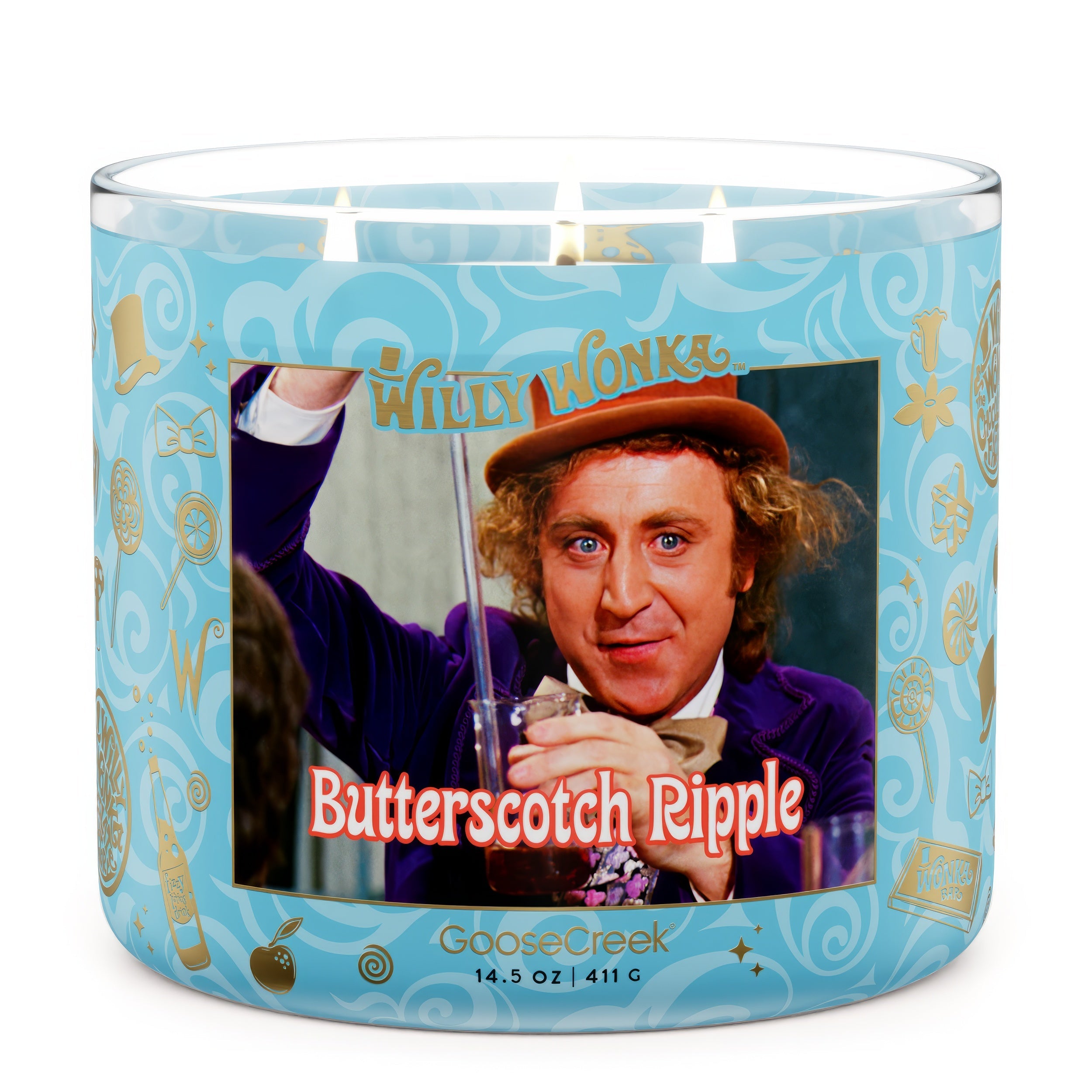 Image of Butterscotch Ripple 3-Wick Wonka Candle