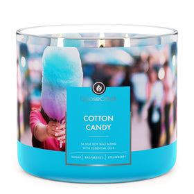 Indulge in the Sweet Delight of Cotton Candy with Our Large 3-Wick