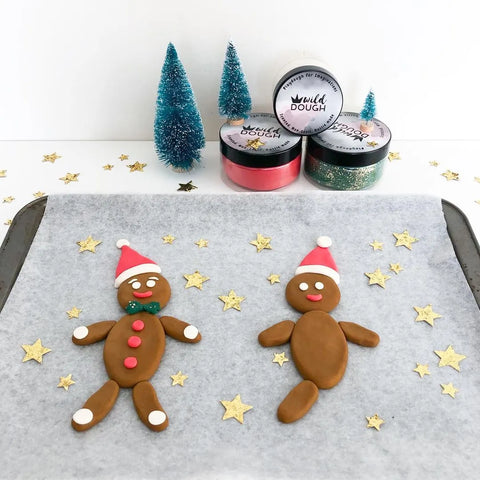 Christmas Playdough Activities - Gingerbread