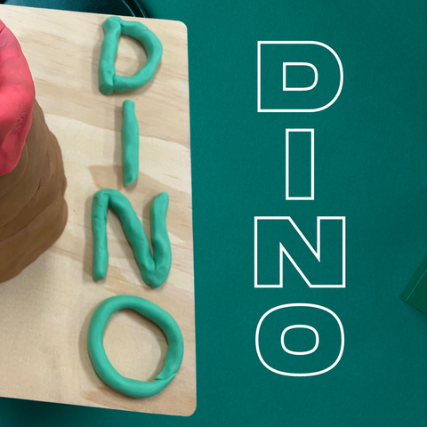 Playdough Alphabet Dino