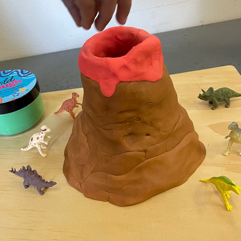 Playdough Volcano