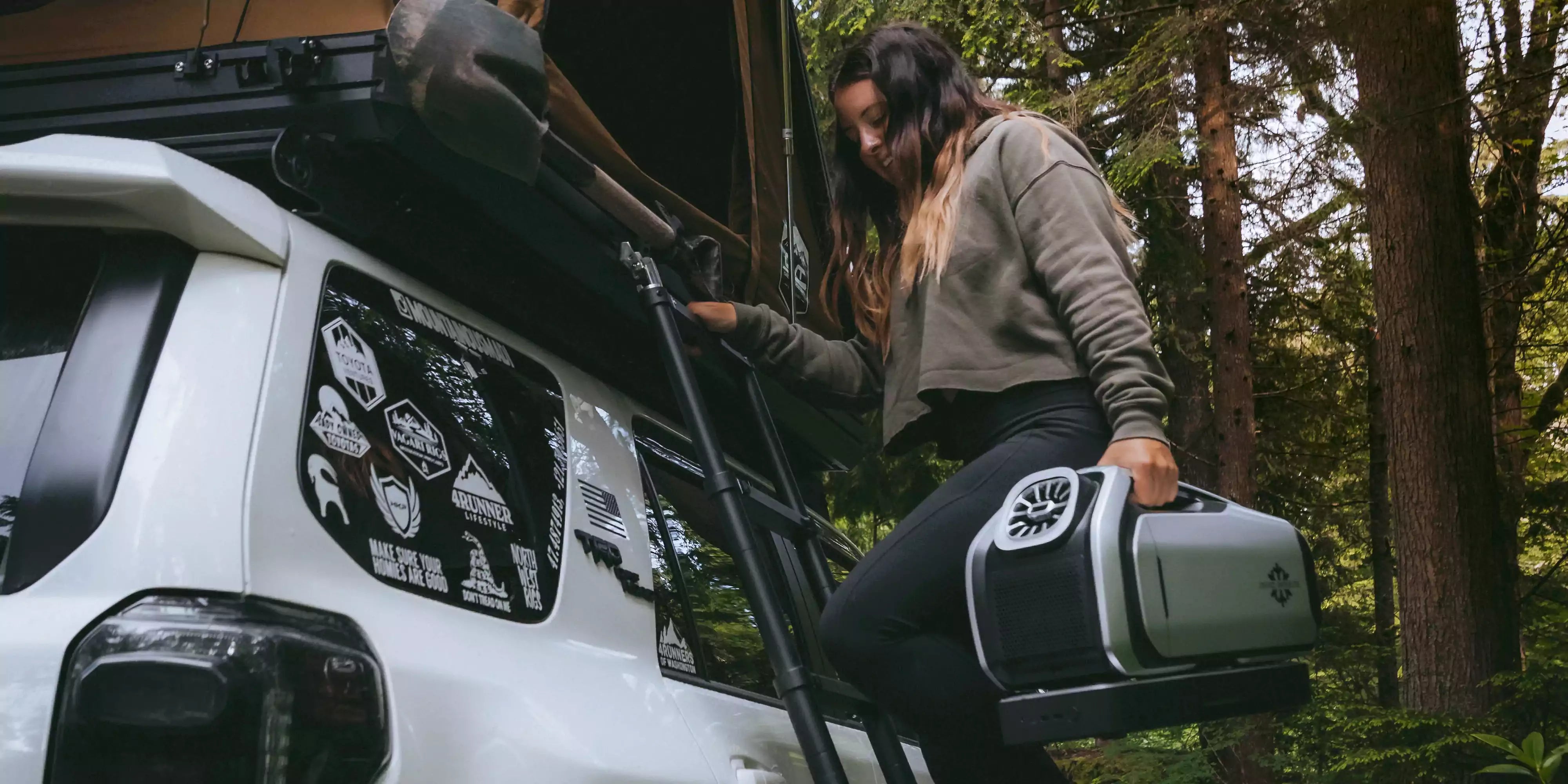 portable ac for roof top tent