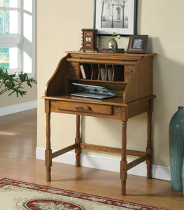 Coaster 5301n Palmetto Small Roll Top Secretary Desk Flatfair