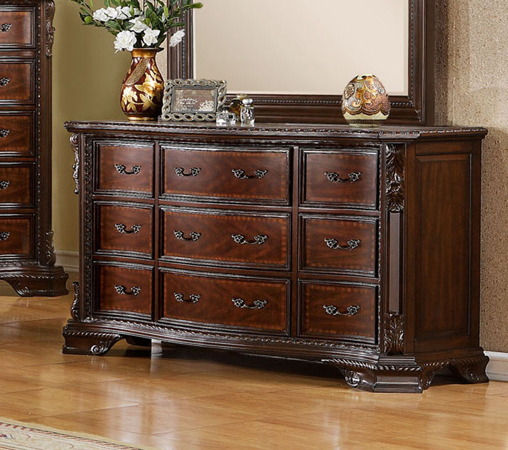 Furniture Of America Cm7267d Monte Vista I Traditional Dark Walnut