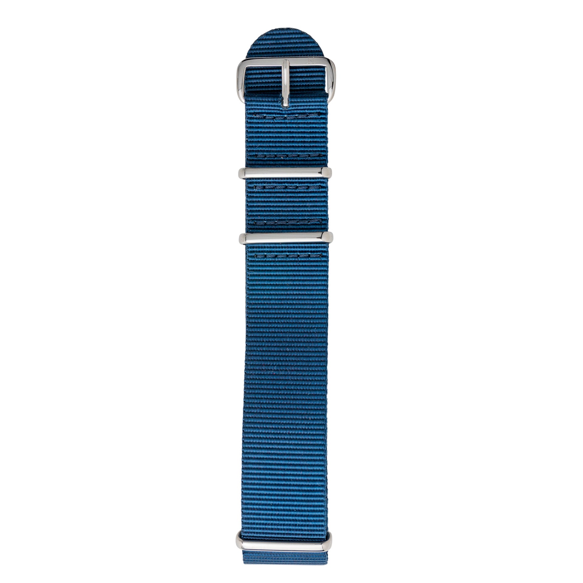 Blue Nato Strap with Silver Buckle - 20/22mm – Watches Eleven®