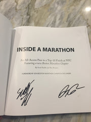 Inside a Marathon by Scott Fauble and Ben Rosario Book Review - signed copy