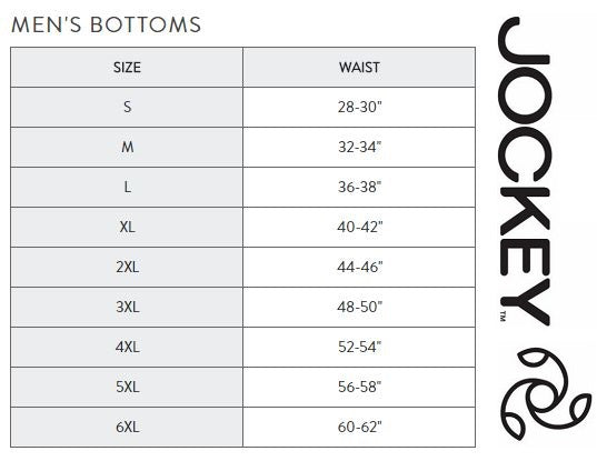 Jockey Vest Size Chart