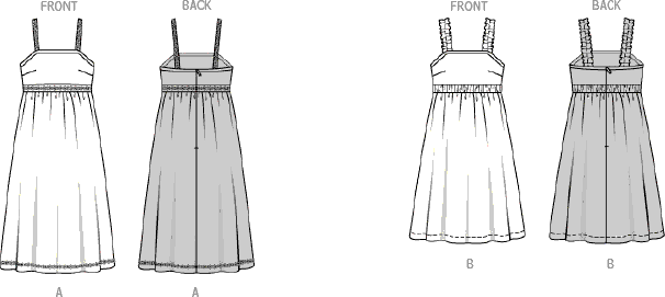 Burda Style Pattern 5821 Misses Dress B5821 Line Art From Patternsandplains.com
