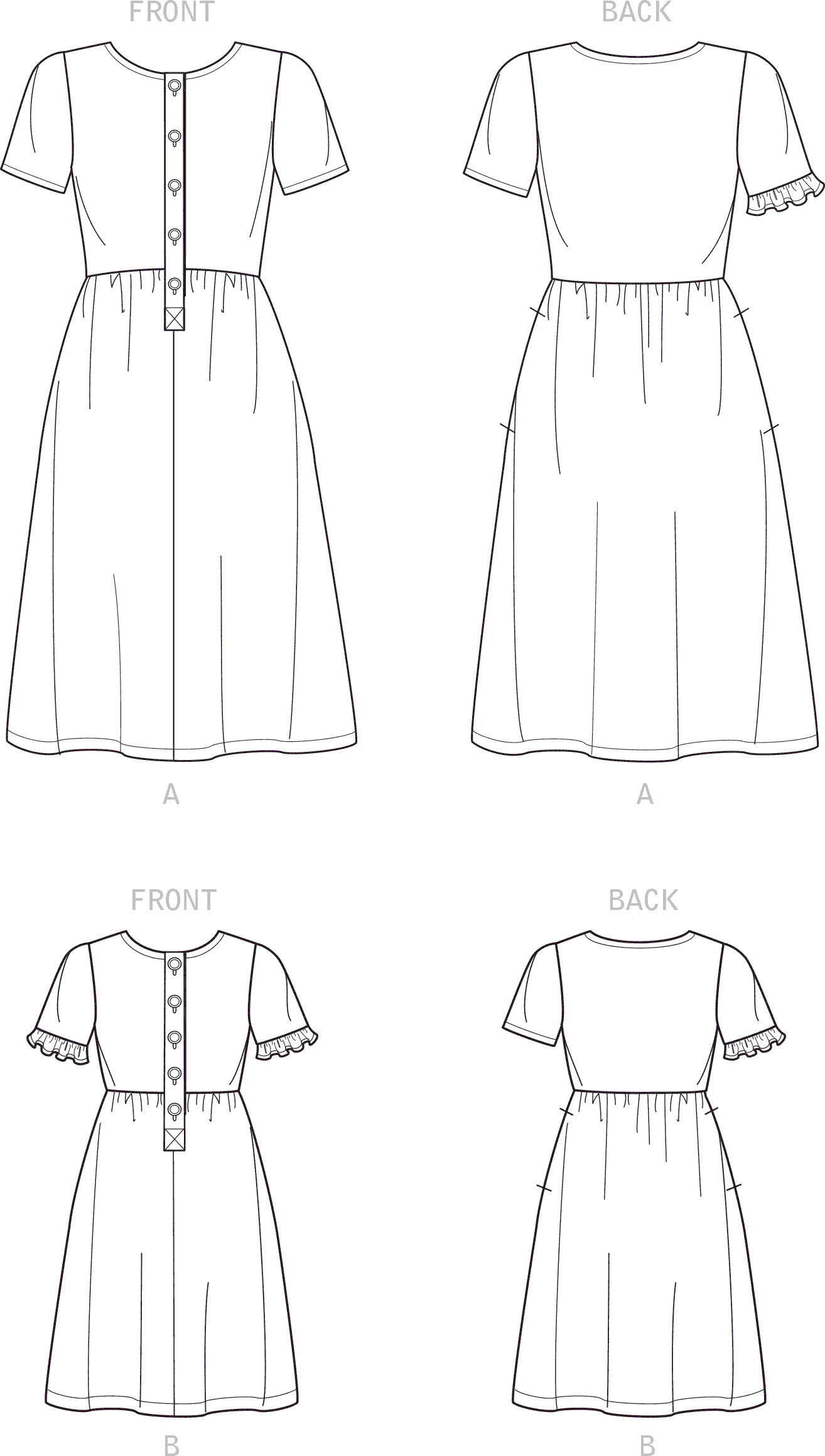 Simplicity Sewing Pattern S9277 Misses' & Children's Dresses 9277 ...
