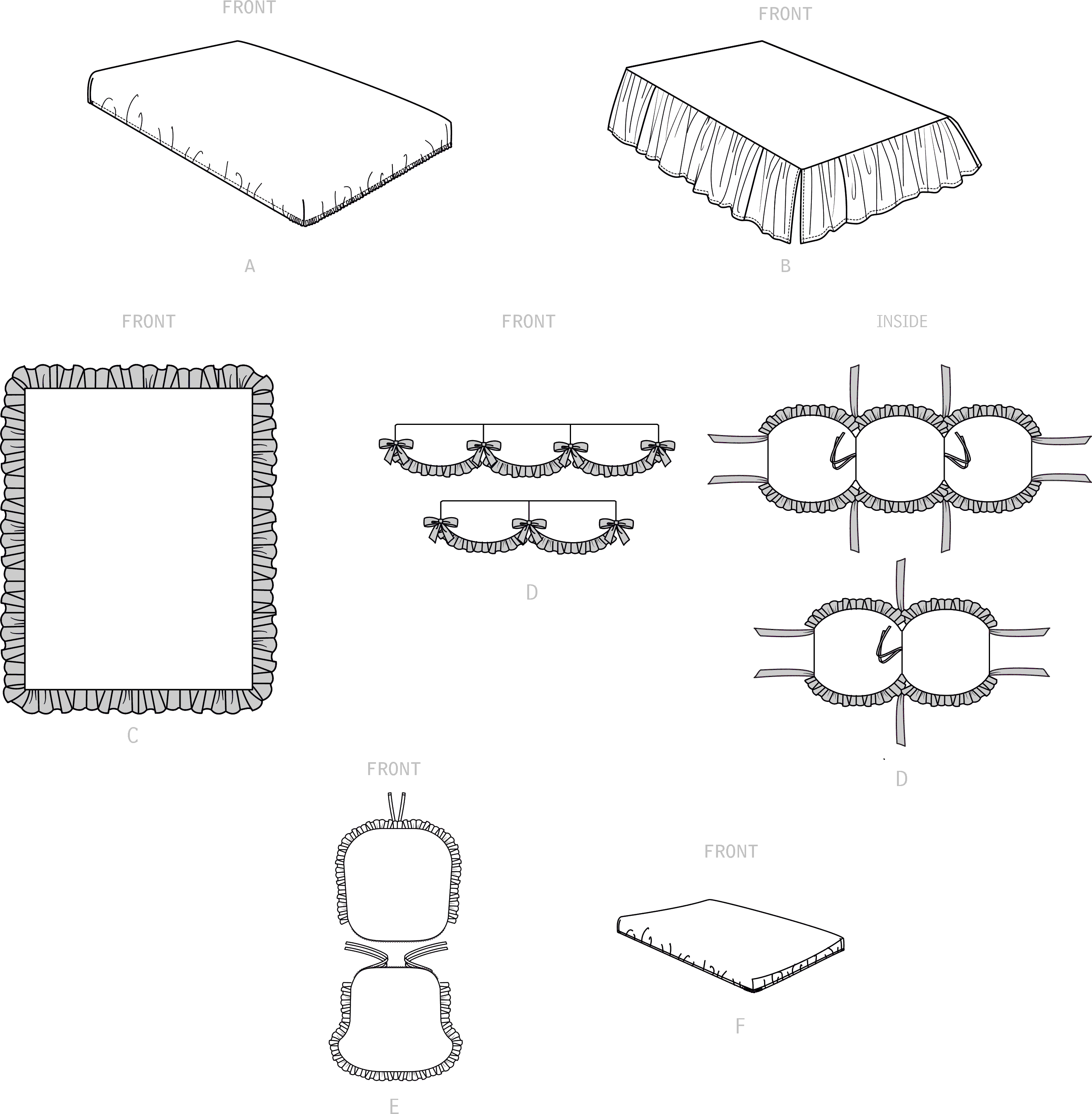 Simplicity Sewing Pattern S9405 Nursery Decor 9405 Line Art From Patternsandplains.com