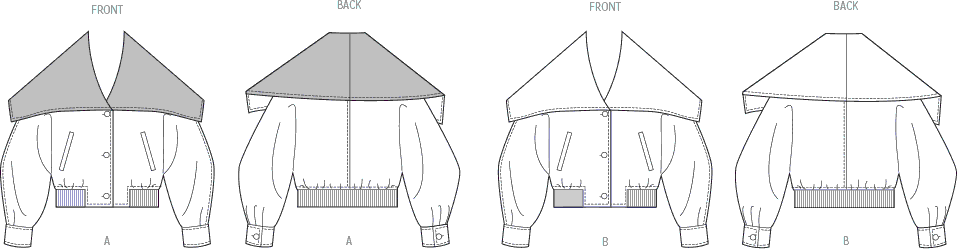 Vogue Pattern V2072 Misses Jackets 2072 Line Art From Patternsandplains.com