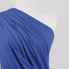 Fuji - Cobalt Blue Bamboo and Elastane Rib Knit Fabric Mannequin Close Up Image from Patternsandplains.com