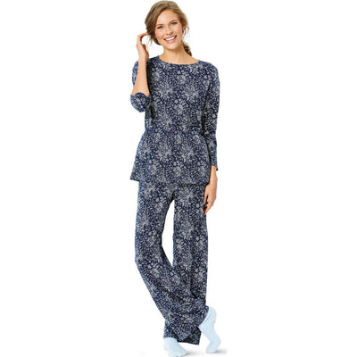 Burda Style Pattern B6261 Misses' Pajamas, Pull-On Pants in Two Lengths ...