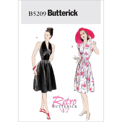 Butterick Pattern B5209 Misses Dress 5209 Image 1 From Patternsandplains.com