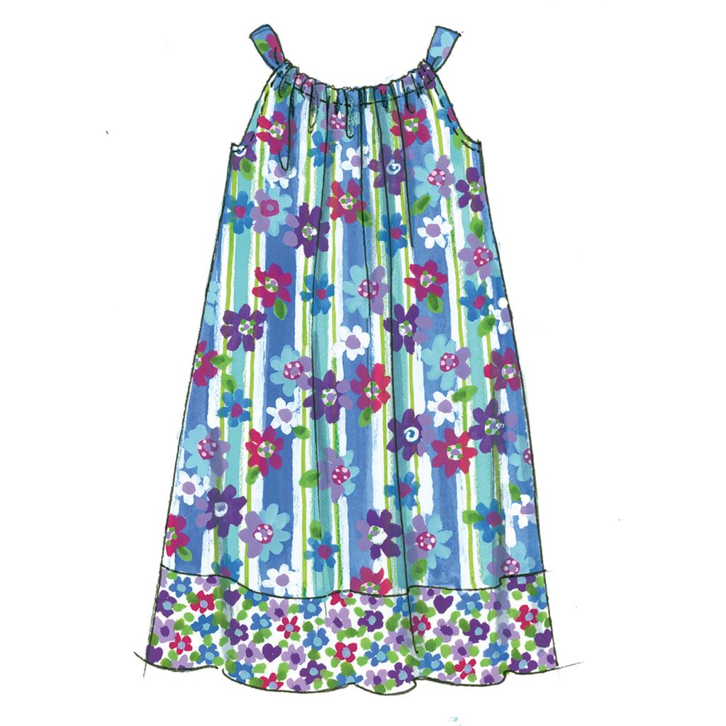 McCall's Pattern M5797 Children's / Girls' Tops, Dresses, Shorts and ...